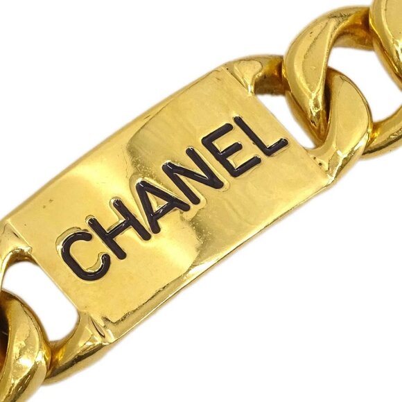 Chanel Gold Chain Belt Small Good